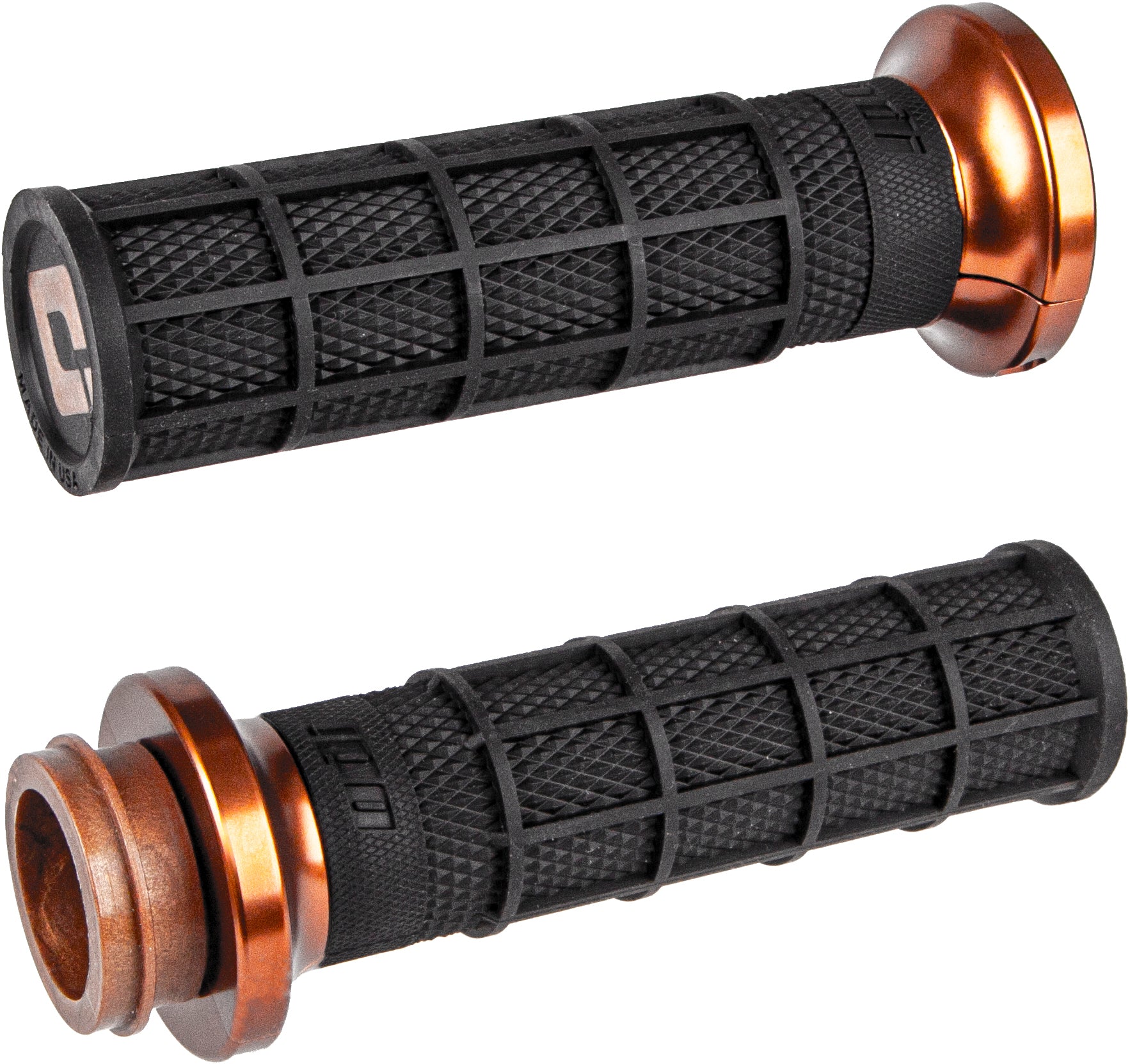 Lock On Hart Luck Full Waffle Black/Bronze Indian Touring
