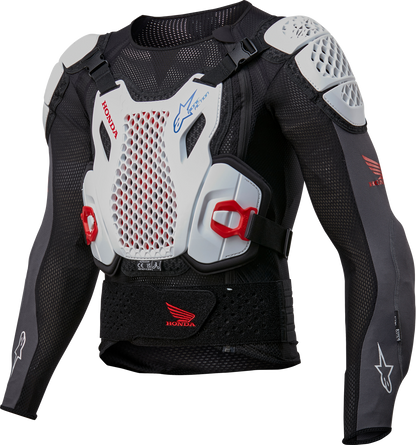 Honda Bionic + V2 Protection Jacket Blk/Wht/Blu/Br Red Md