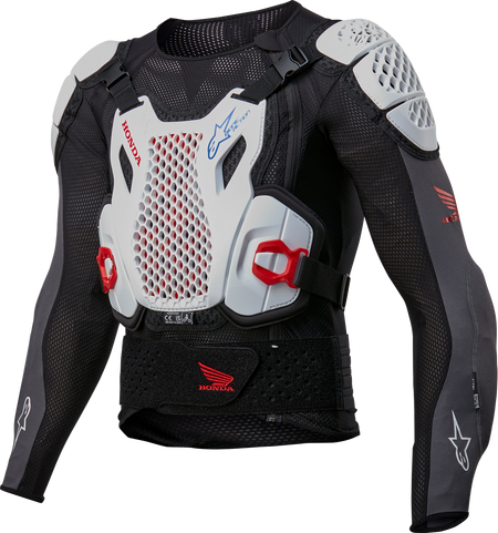Honda Bionic + V2 Protection Jacket Blk/Wht/Blu/Br Red Xl