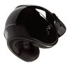 Of 2 Open Face Helmet Black Lg
