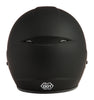 Of 2 Open Face Helmet Matte Black 2x