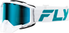 Zone Elite Snw Goggle Wht/Teal W/ Sky Blue/Polarized Smk Lens