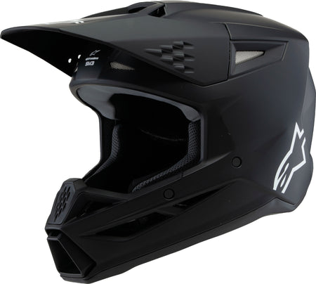 Sm3 Youth Solid Helmet Black Matte Ym
