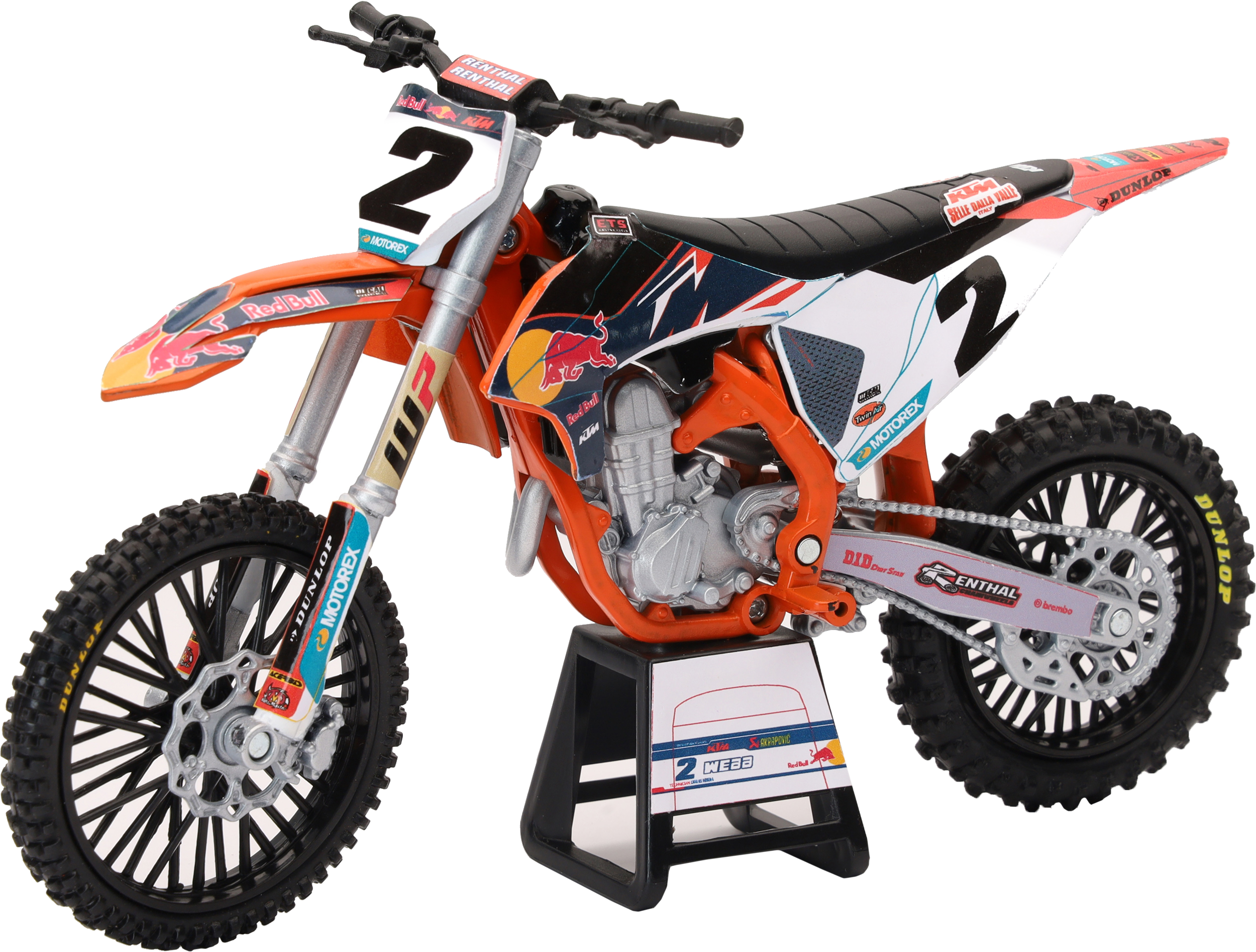 1:12 Scale Redbull Ktm 450sx F Cooper Web #2