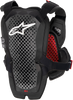A 1 Chest Protector Anthracite/Black/Red  Md/Lg