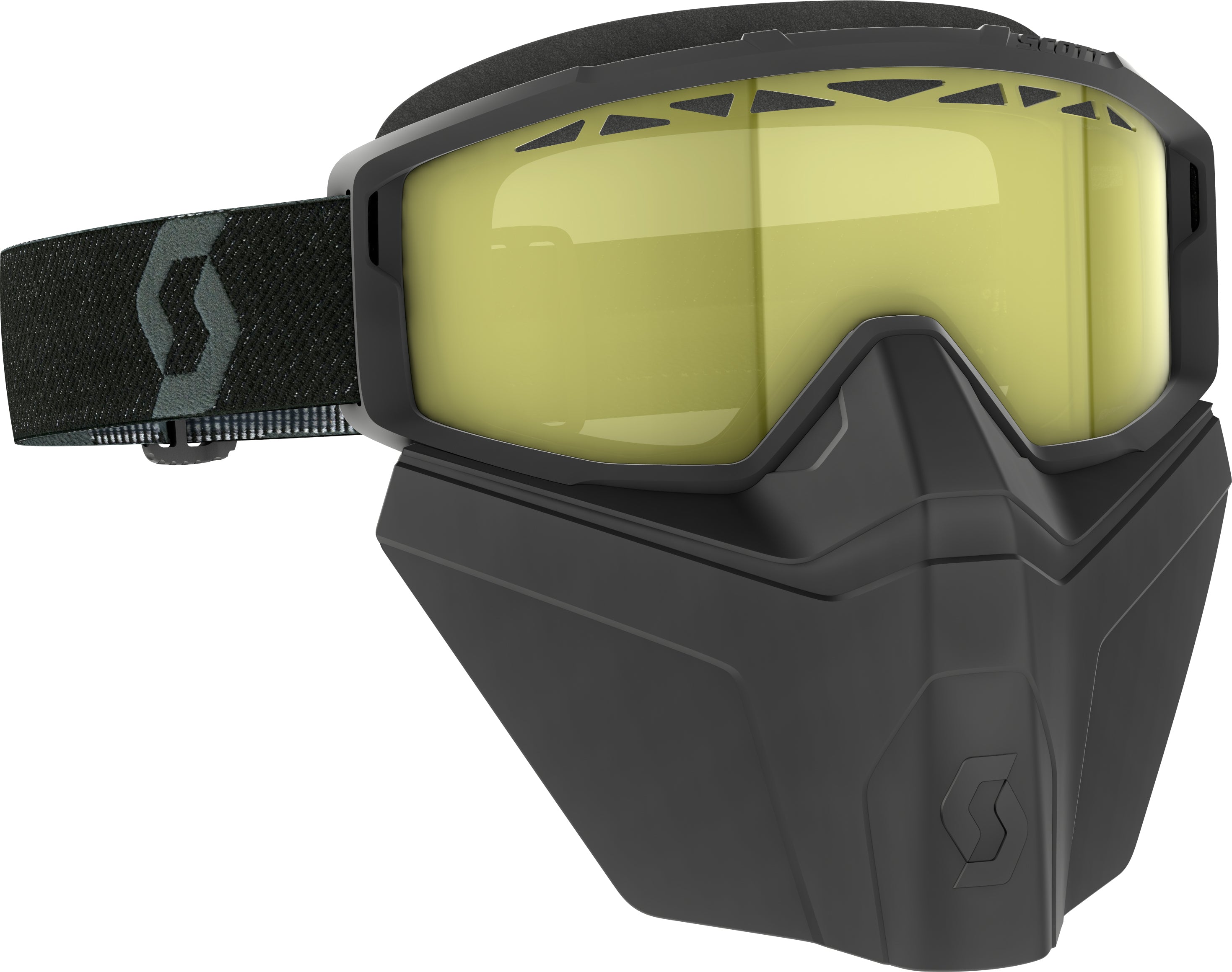 Primal Safari Facemask Goggle Black/White Yellow