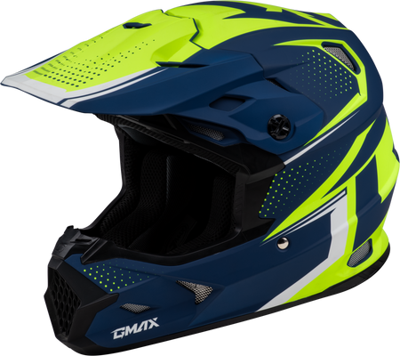 Mx 96 502 Helmet Matte Blue/Green  Md