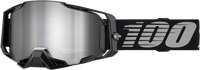 Armega Goggle Black Mirror Silver Lens