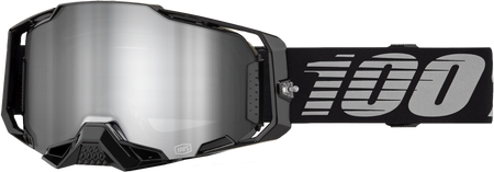 Armega Goggle Black Mirror Silver Lens
