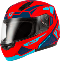 Md 04 Sector Helmet Matte Red/Blue  Xs