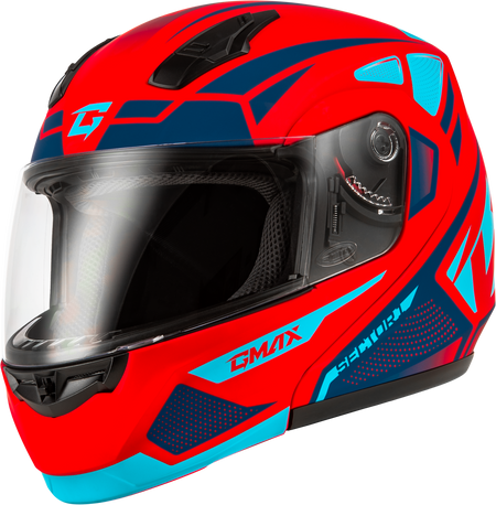 Md 04 Sector Helmet Matte Red/Blue  Xs