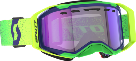 Prospect 2.0 Smb Ls Goggle Mdnt Prp/Sfty Ylw Ls Blue Chrm