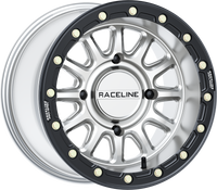 Alpha Hyper Wheel 4/156 Hyper Silver/Blk 15x10 (+10mm)