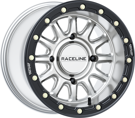 Alpha Hyper Wheel 4/156 Hyper Silver/Blk 15x10 (+10mm)