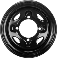 Sedona Steel 12x7 4/137 4+3 Blk Front