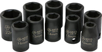10 Pc 1/2" Met Imp Skt Set Shallow