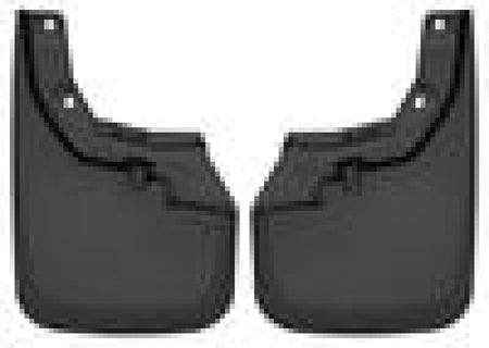 Husky Liners 16-22 Toyota Tacoma w/ OE Fender Flares Custom Molded Front Mud Guards - Black