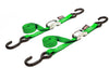 Tie Down Cam S Hook 1"X5.5' Green Pair