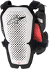 A 1 Chest Protector White/Black/Red Md/Lg