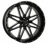 St7 Wheel 24x9 5+4 (0mm) 5/4.5 Gloss Black Milled