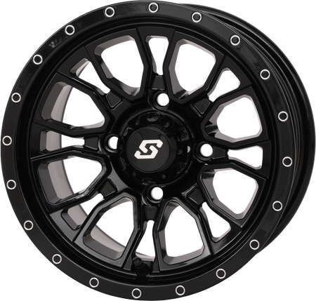 Fusion Wheel 12x7 5+2 4/110 Gloss Black