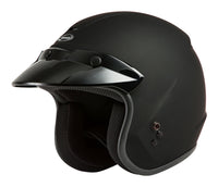 Of 2 Open Face Helmet Matte Black 2x