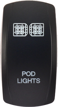 Dash Switch Rocker Face Pod Ligghts