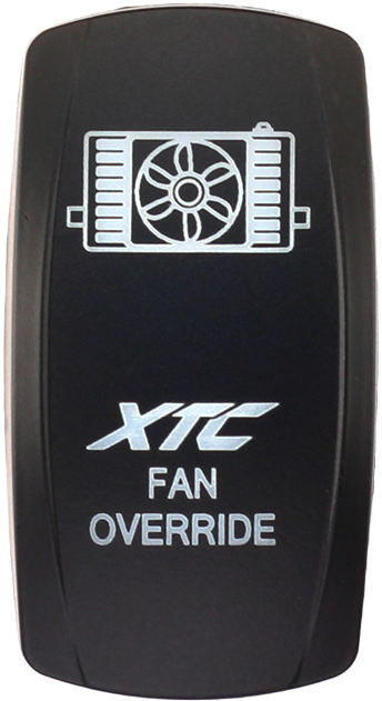 XTC Power Products SW00-00110012 Dash Switch Rocker Face for Fan Override