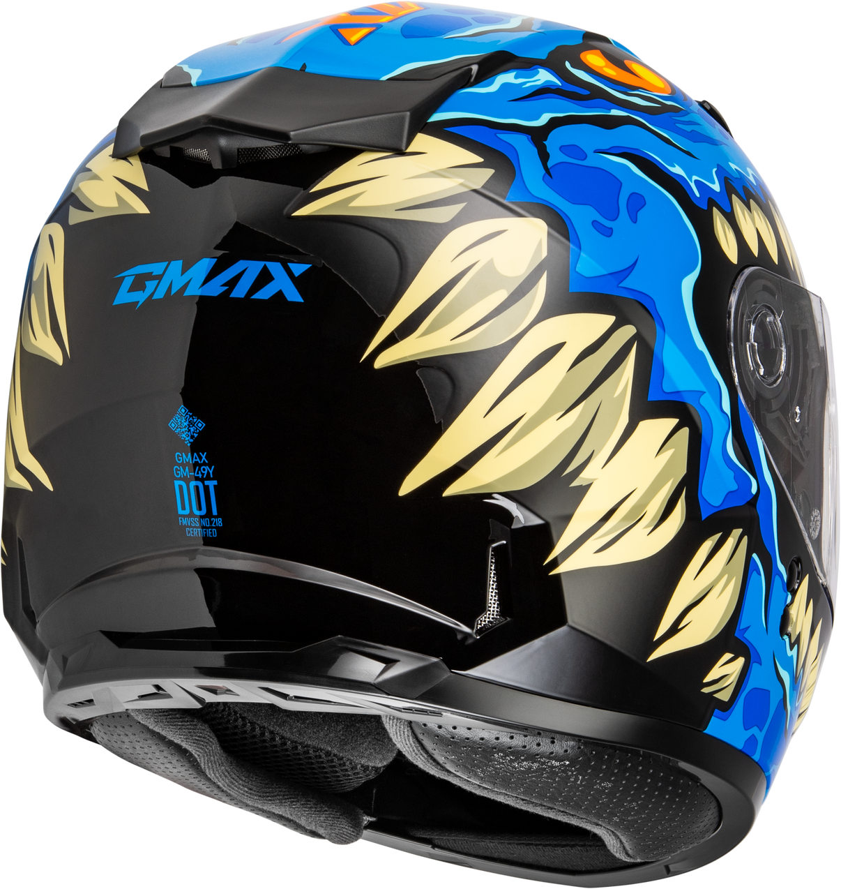 Youth Gm 49y Drax Snow Helmet Blue Ym