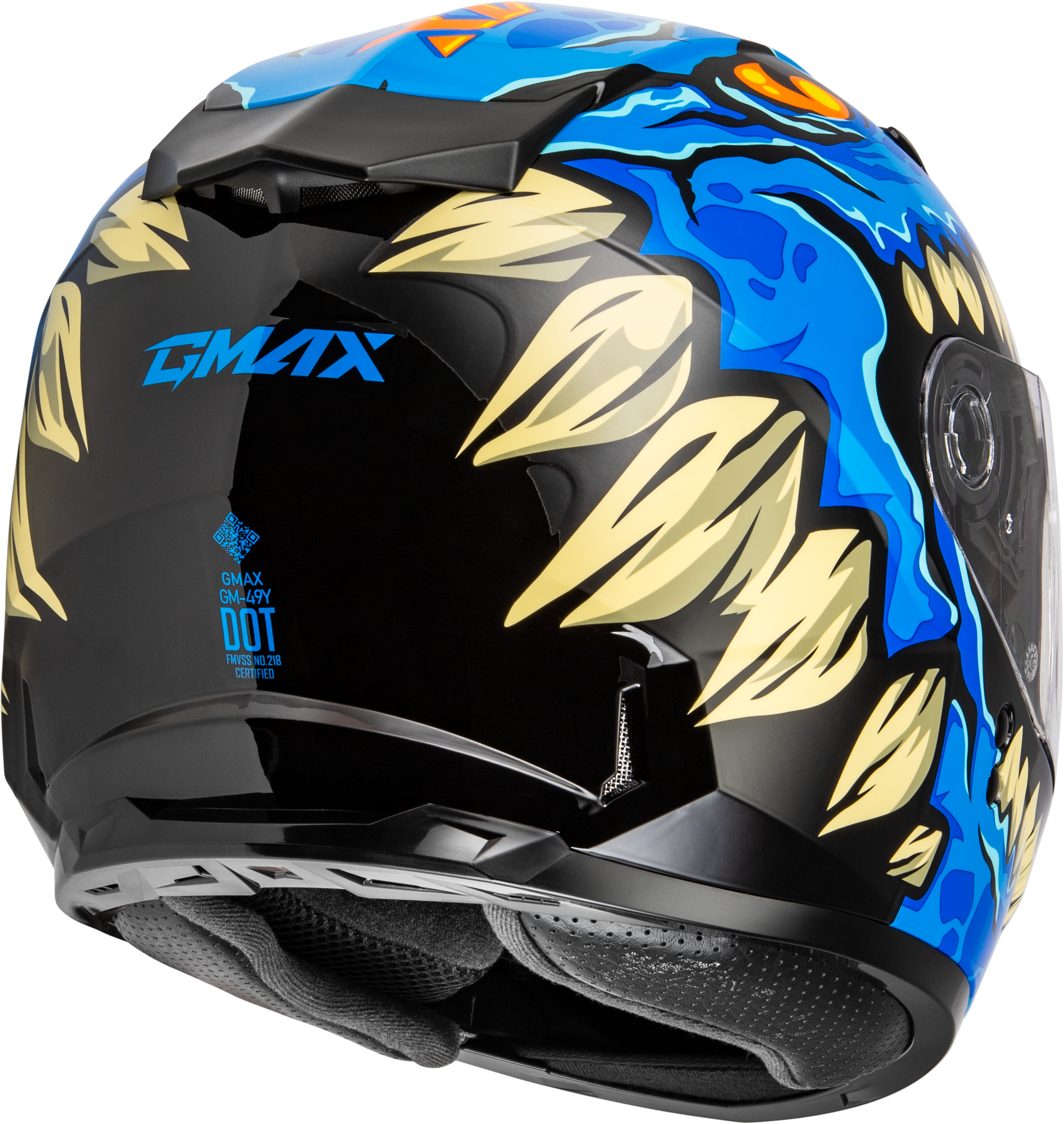 Youth Gm 49y Drax Snow Helmet Blue Ym