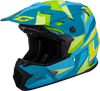 Mx 96 Splinter Helmet Matte Blue/Green Sm