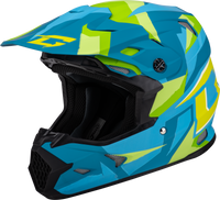 Mx 96 Splinter Helmet Matte Blue/Green Xl