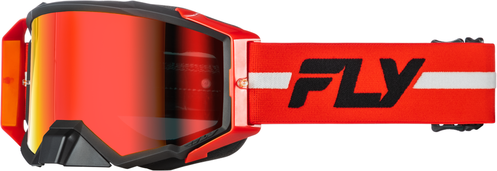 Zone Pro Goggle Red/Black/Grey W/ Red Mirror/Smoke Lens