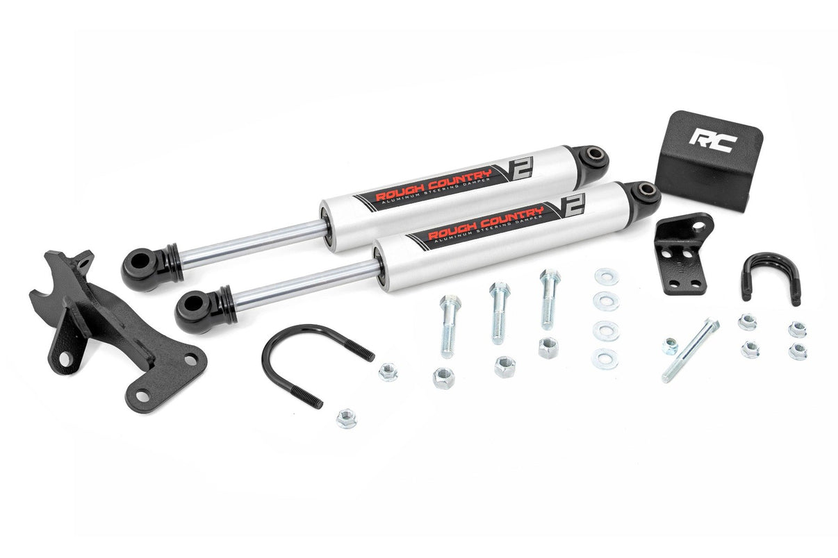 V2 Steering Stabilizer | Dual | 4 Inch Lift | Jeep Grand Cherokee WJ (99-04) | 8749670
