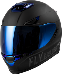 Sentinel Recon Helmet Matte Black/Blue Chrome Md