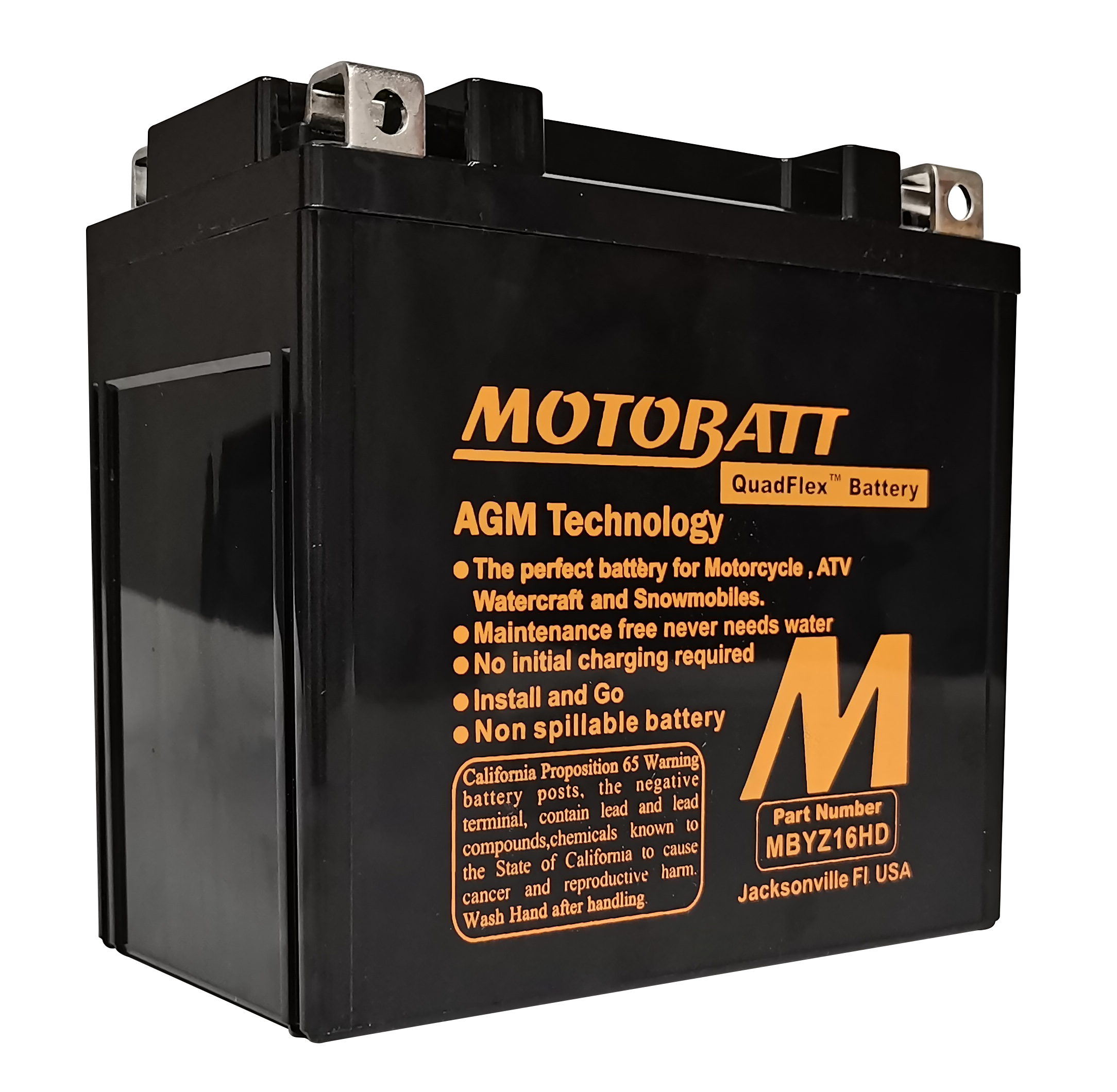 Battery Mbyz16hd Sealed Factory Activated
