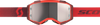 Fury Goggle Red Silver Chrome Works