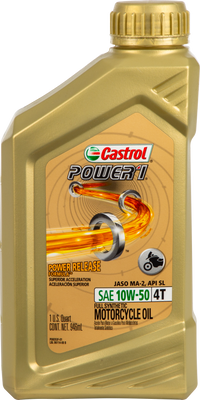 Power 1 Synthetic Oil 4t 10w50 1qt