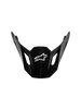 Sm7 Solid Visor Ece06 Black Glossy