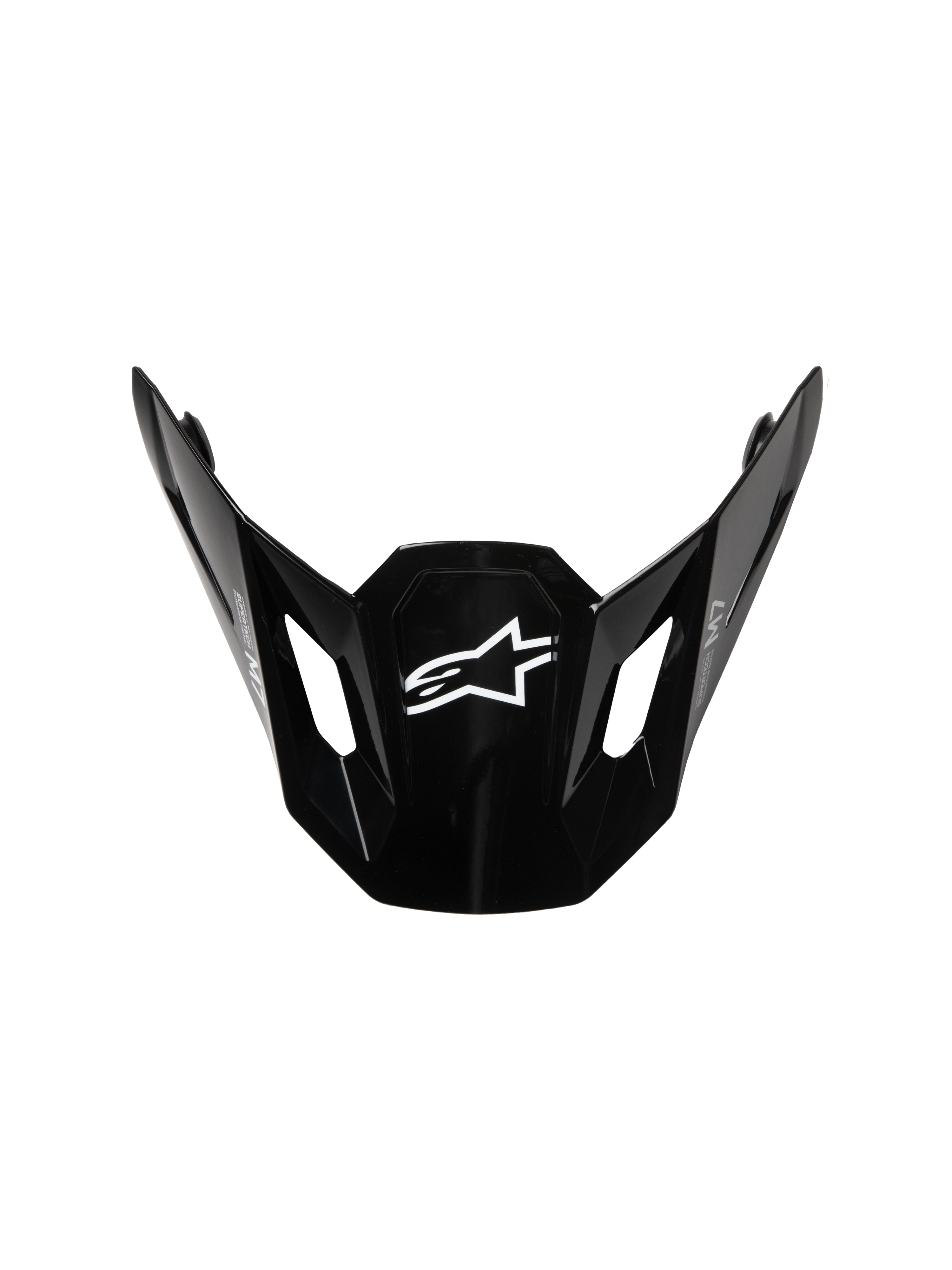 Sm7 Solid Visor Ece06 Black Glossy