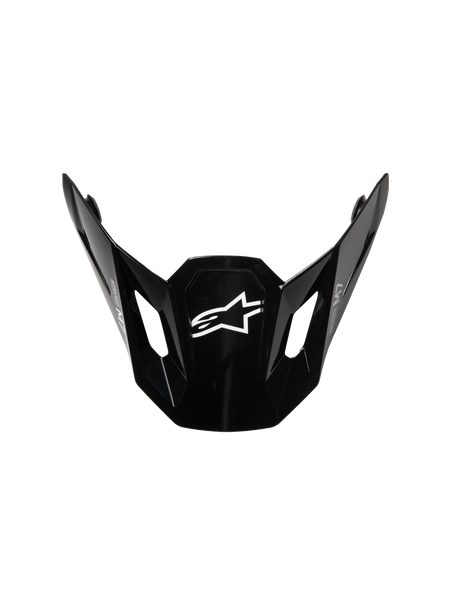 Sm7 Solid Visor Ece06 Black Glossy