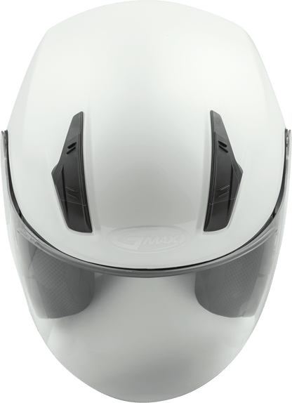 Of 17 Open Face Helmet Pearl White Lg