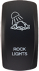 Dash Switch Rocker Face Rock Lights