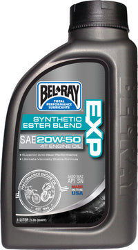 Bel-Ray EXP Synthetic Ester Blend 4T Engine Oil 20W-50 - Part Number 99131-B1LW