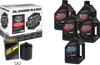 V Twin Syn Oil Change Kit Xl Black Filer