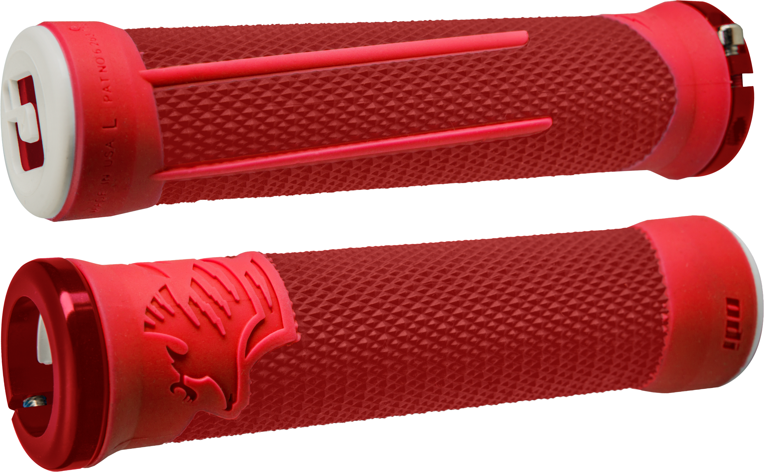 Ag 2 Mtb/Bmx Grips Red/Fire Red W/Red