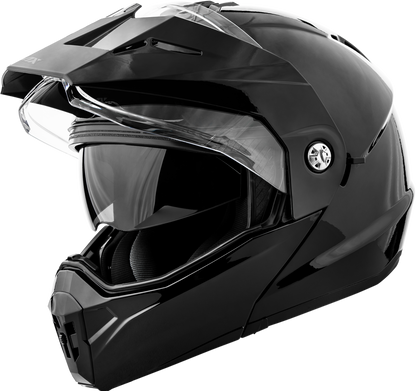 Md 74 Solid Helmets Black Xl