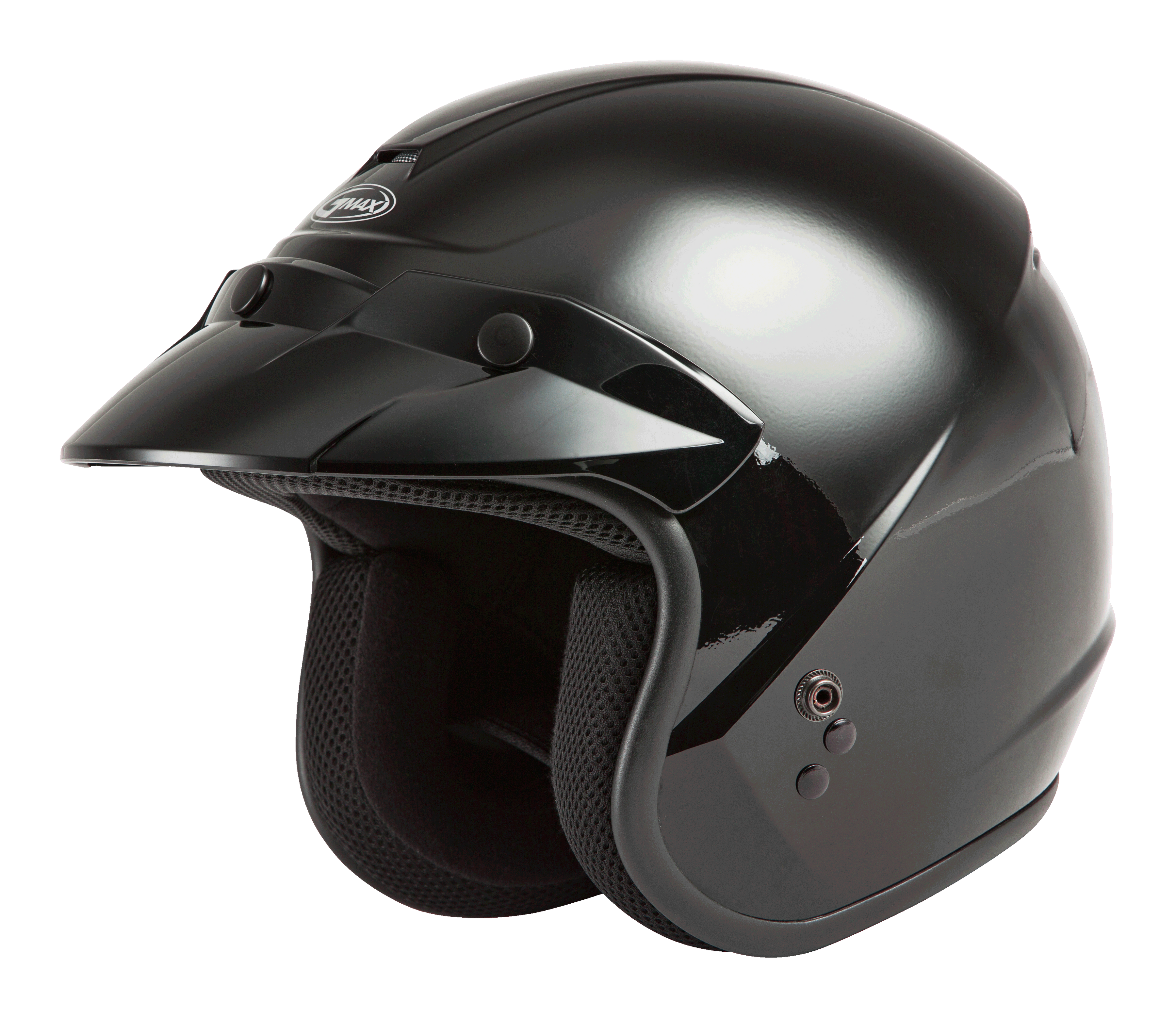 Of 2 Open Face Helmet Black Xl