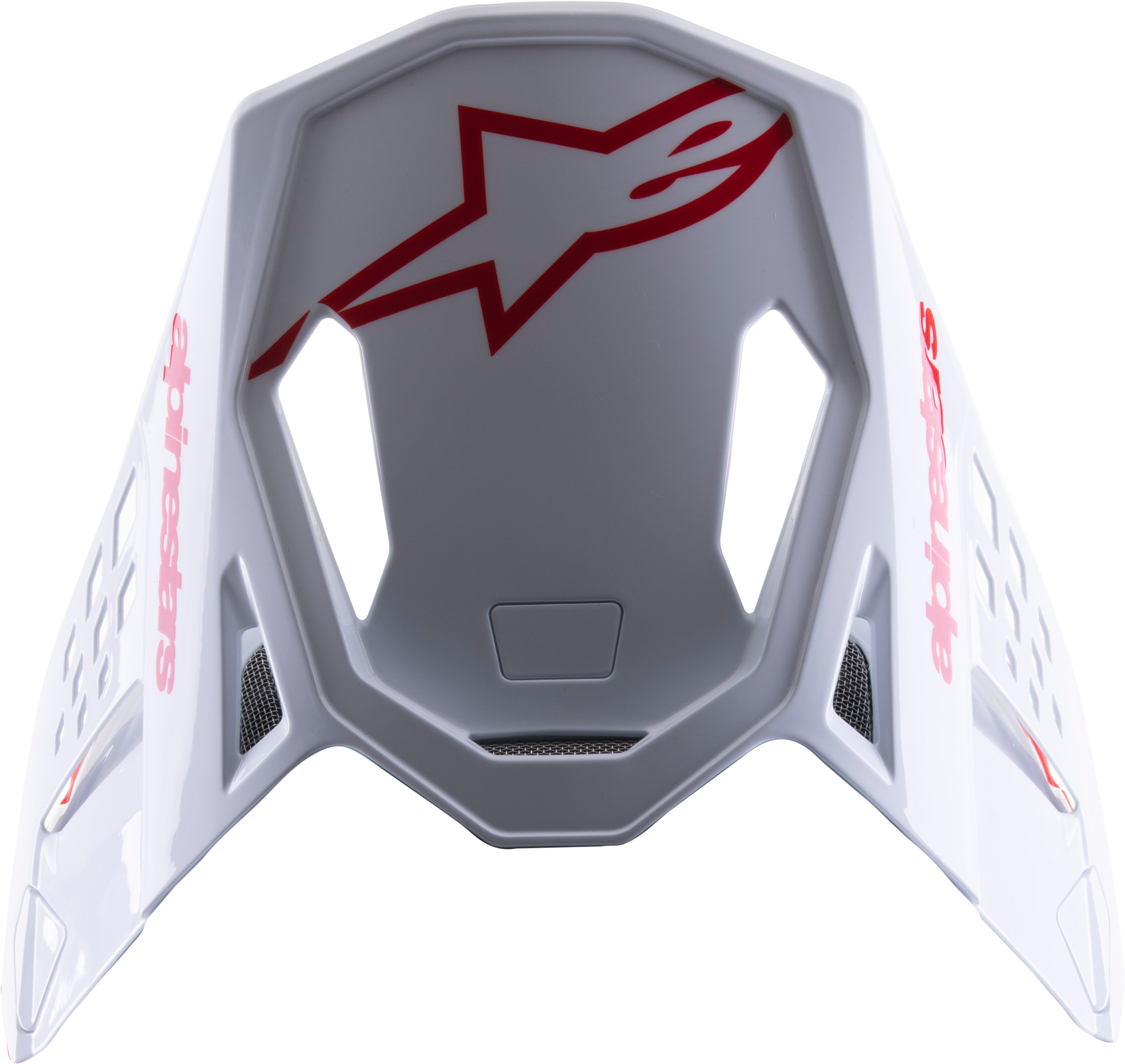 S M8 Radium 2 Visor Bright Red/White