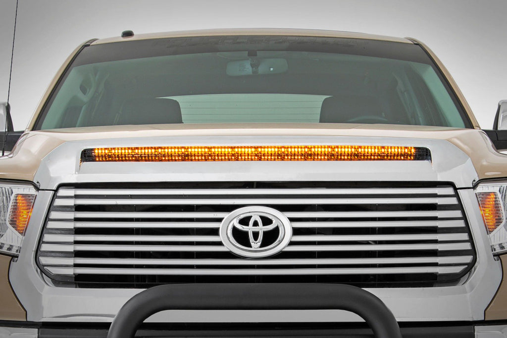 LED Light Kit | Hood Bulge | 40" White/Amber Strip | Toyota Tundra (14-21) | 70847